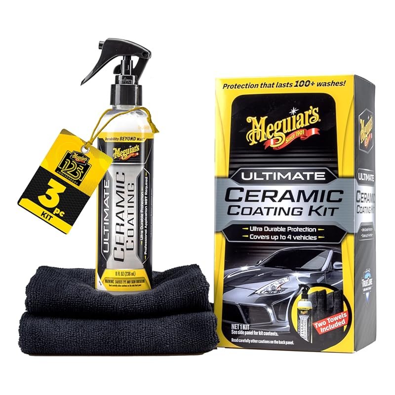 Meguiar's Ultimate Ceramic Coating Kit - Premium Kit for Cars Delivers