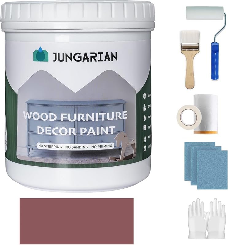 Sun Dried Tomato Furniture Paint (16oz): Water-Based, Low Odor, Matte 