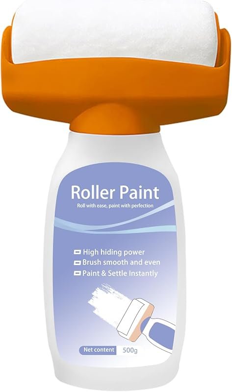 Ready-to-Use Water-Based White Touch-Up Paint for Ceilings and Walls, 