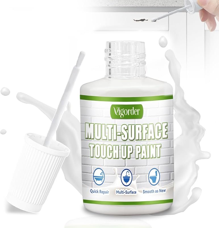 White Touch Up Paint Pen, White Paint for Wall, Door, Cabinets, Furnit