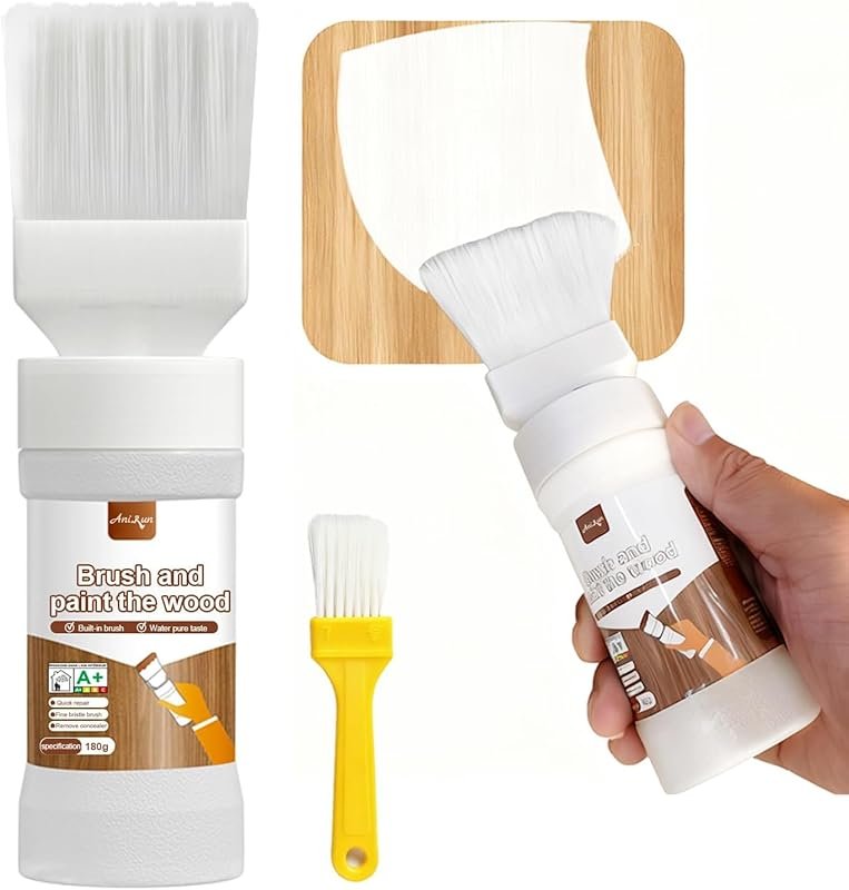 White Touch Up Paint for Doors, Cabinets, Furniture, and Metal. Quick-