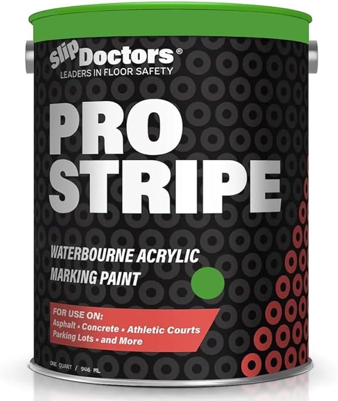 Pro Stripe Line Marking Paint for Courts, Parking Lots, and Surface Re