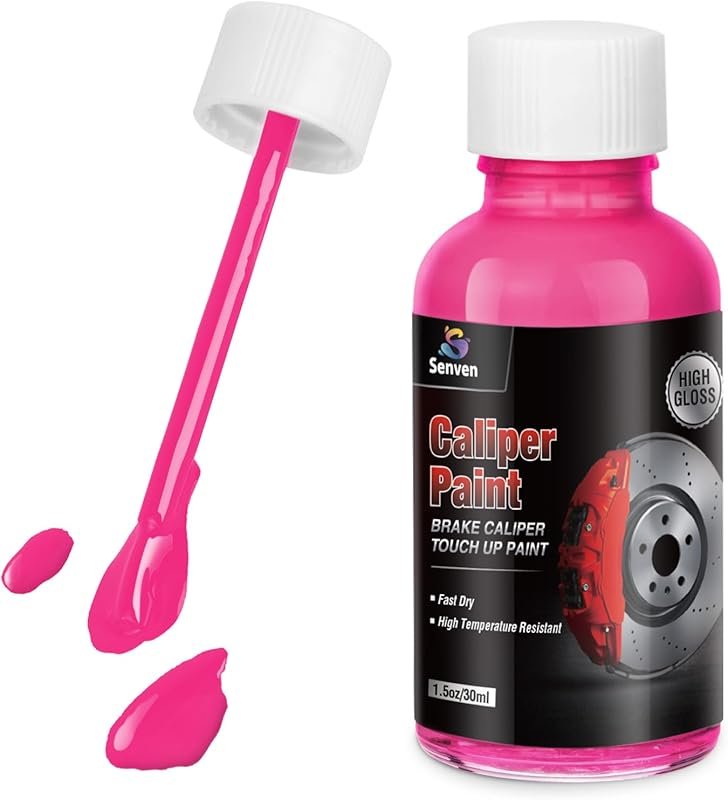 Pink Gloss High Temperature Brake Caliper Paint - Heat Resistant Touch