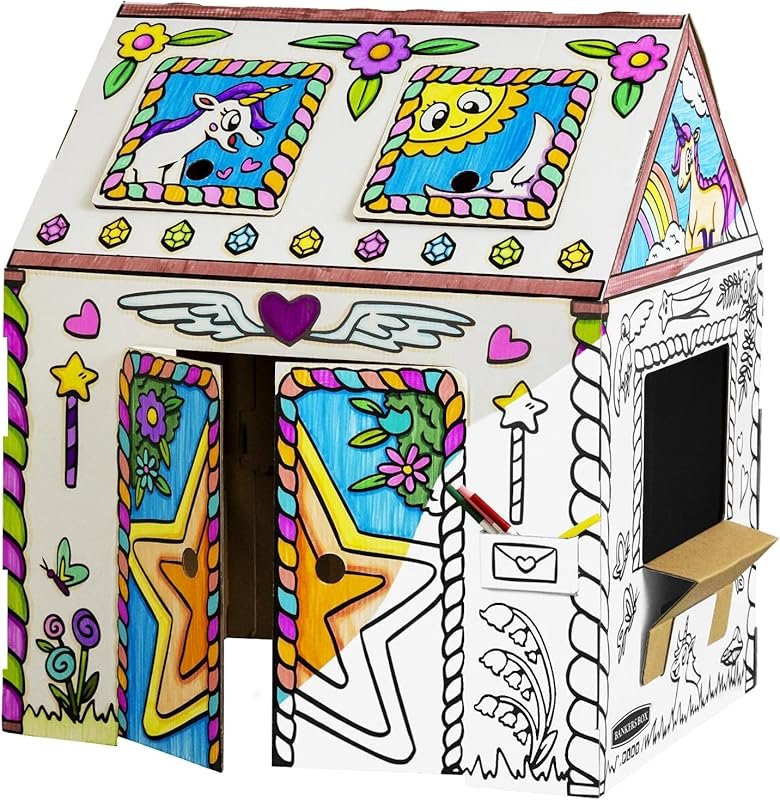 Bankers Box Enchanted Stable Cardboard Playhouse: A Fun Craft Activity