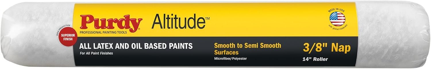Purdy Altitude Roller Cover: 14 Inch by 3/8 Inch Nap for Smooth Paint