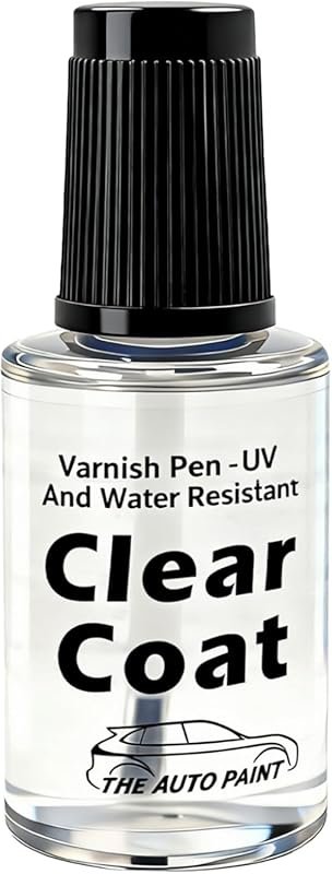 High Gloss Automotive Clear Coat for Paint Repair on Vehicles, Metal, 