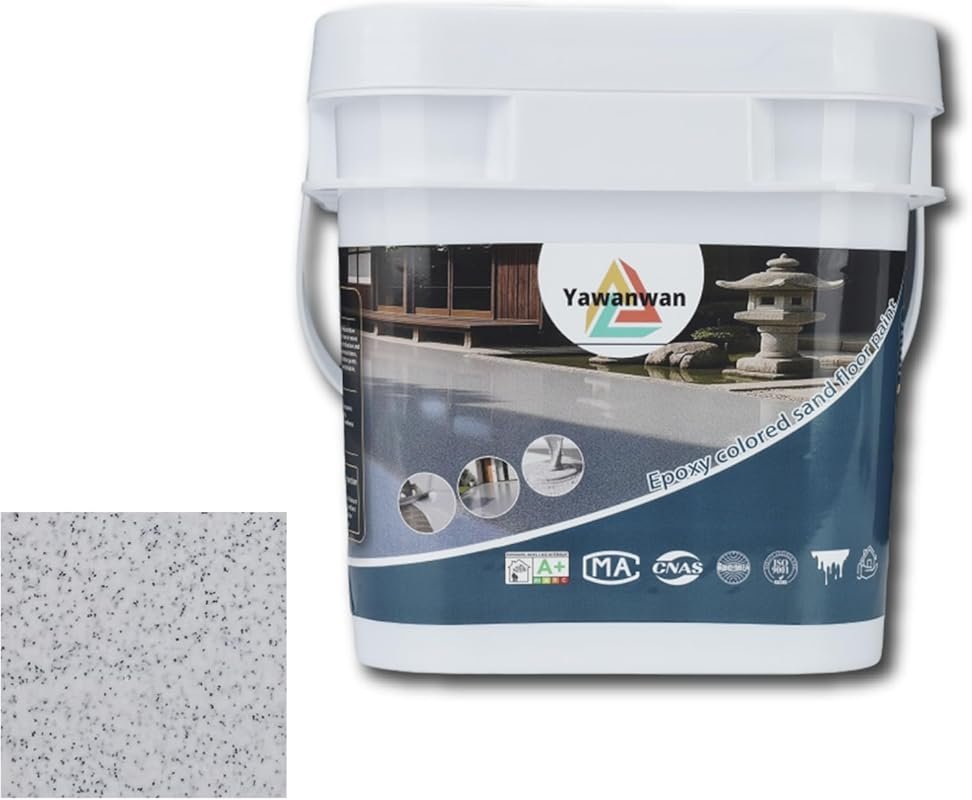 Milky White Self-Leveling Epoxy Floor Paint for Concrete - Wear-Resist