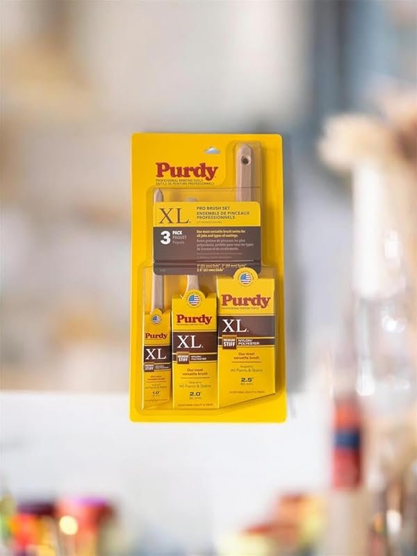 Purdy XL Medium Stiff Paint Brushes: A Durable 3-Pack for Versatile Pa