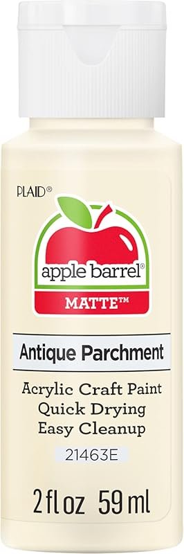 Apple Barrel Acrylic Paint: Antique Parchment Color, Perfect for Seren