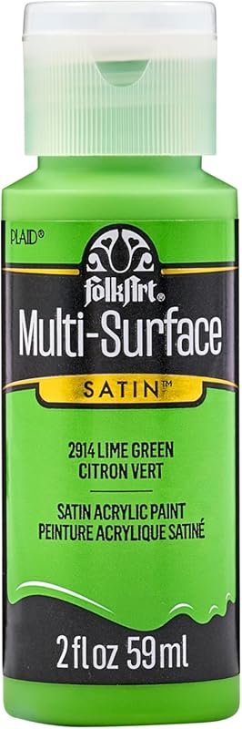 FolkArt Multi-Surface Paint in Assorted Colors , 2914, Lime Green