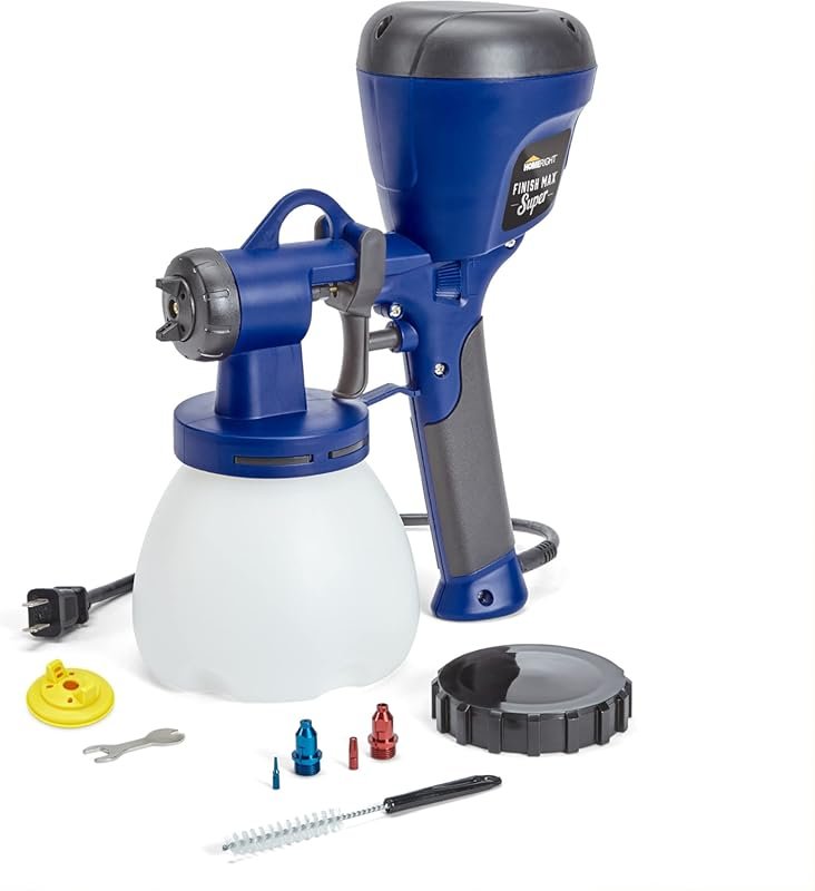 HomeRight Super Finish Max HVLP Paint Sprayer for Home Use, 450 Watts.