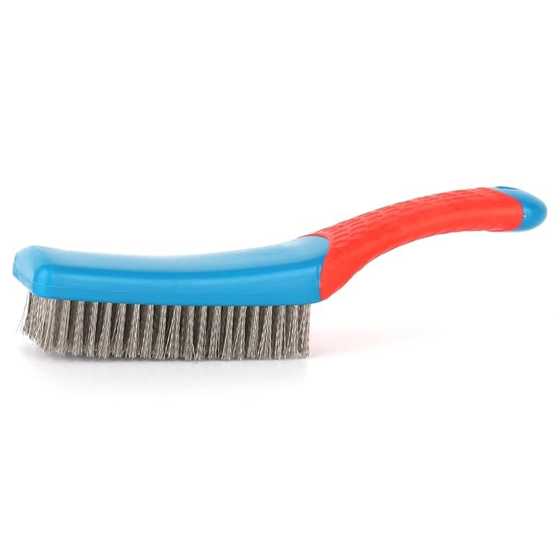 Stainless Steel Wire Brushes with Ergonomic Handle for Cleaning Concre