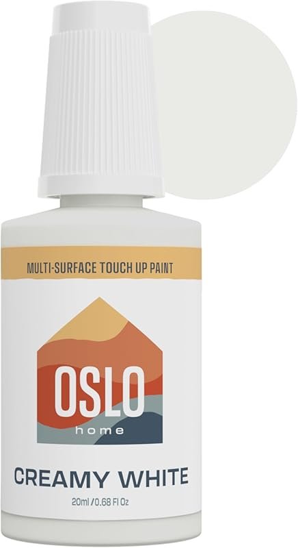 Creamy White High Gloss Touch Up Paint for Porcelain Appliances, Bathr