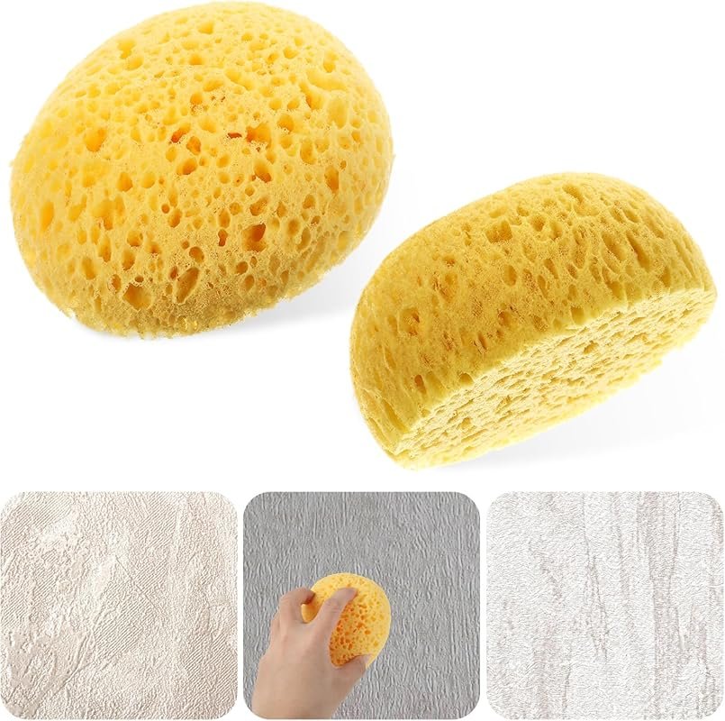 Versatile Texture Sponges for Patch and Repair of Drywall Walls and Ce