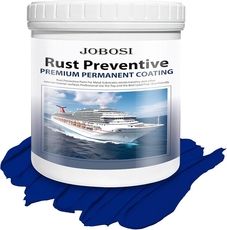 Blue Marine-Grade Water-Based Rust Preventative Paint 32 FL Oz - Saltw