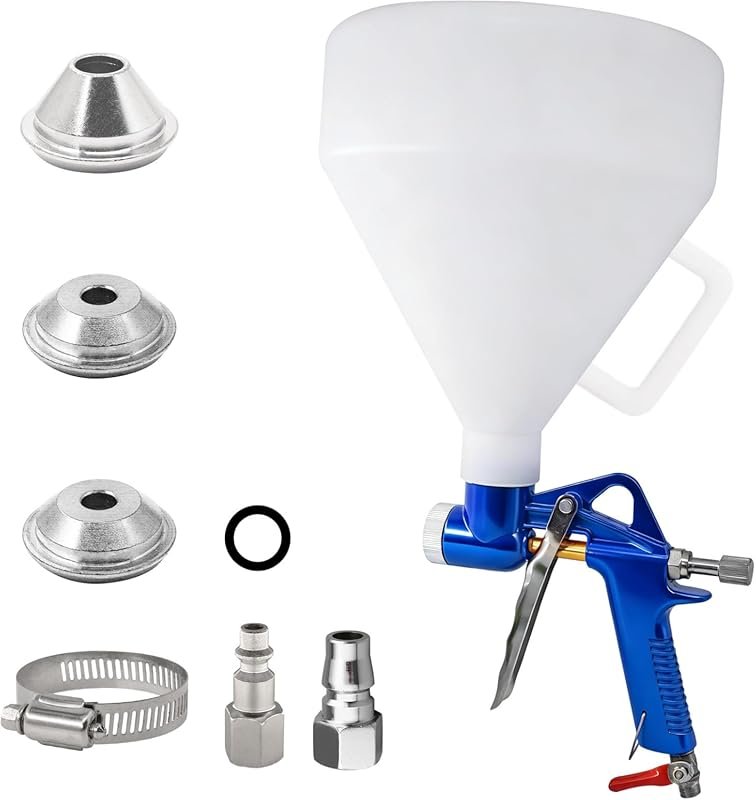 Texture Drywall Sprayer,Air Hopper Spray Paint Guns with 1.5 Gallon Ho