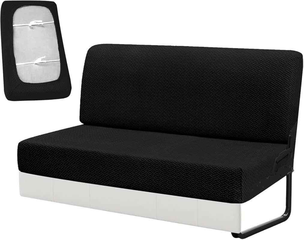 Two-Piece RV Sofa Bed Slipcovers for Jackknife Sofas. Backrest and Sea