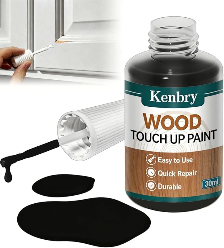 Black Wood Touch Up Paint for Furniture – Waterproof, Durable Finish f