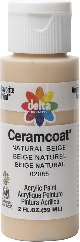 Delta Creative Ceramcoat Acrylic Paint, 2 oz, Assorted Colors in Natur