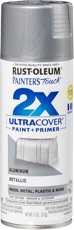 Rust-Oleum Painter's Touch 2X Ultra Cover Spray Paint in Metallic Aluminum