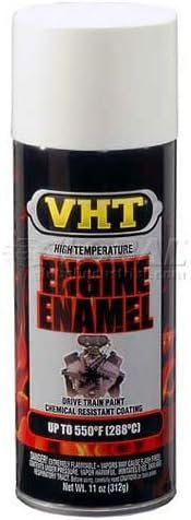 VHT High‑Temp Engine Enamel Gloss White, 11‑oz Aerosol, Heat‑Resistant