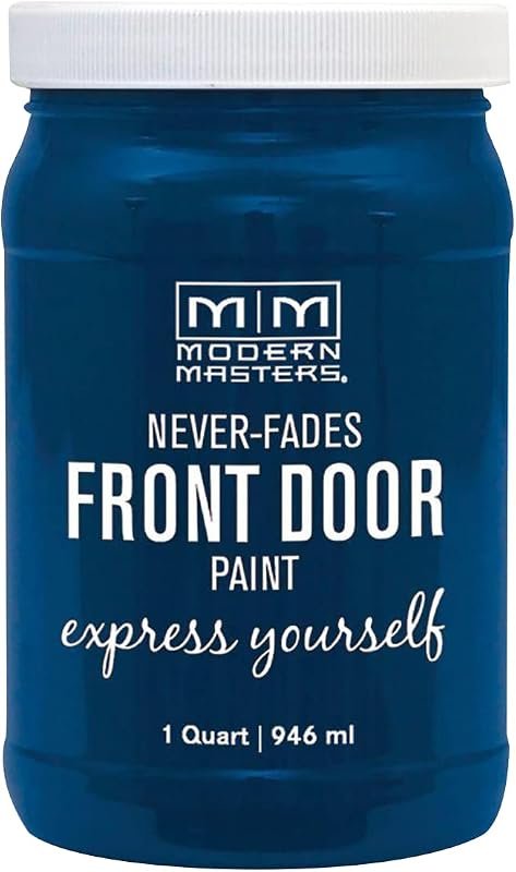 Modern Masters Serene Front Door Paint – tranquil satin finish, 1‑quar