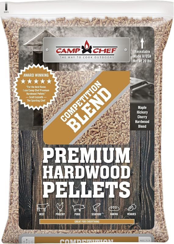 Camp Chef Competition Blend Hardwood Pellets – Premium BBQ Flavor for