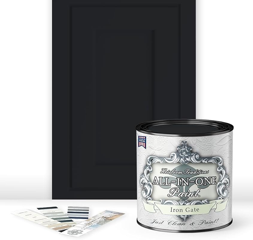 Heirloom Traditions ALL-IN-ONE Paint in Iron Gate, Quart — Durable Cha