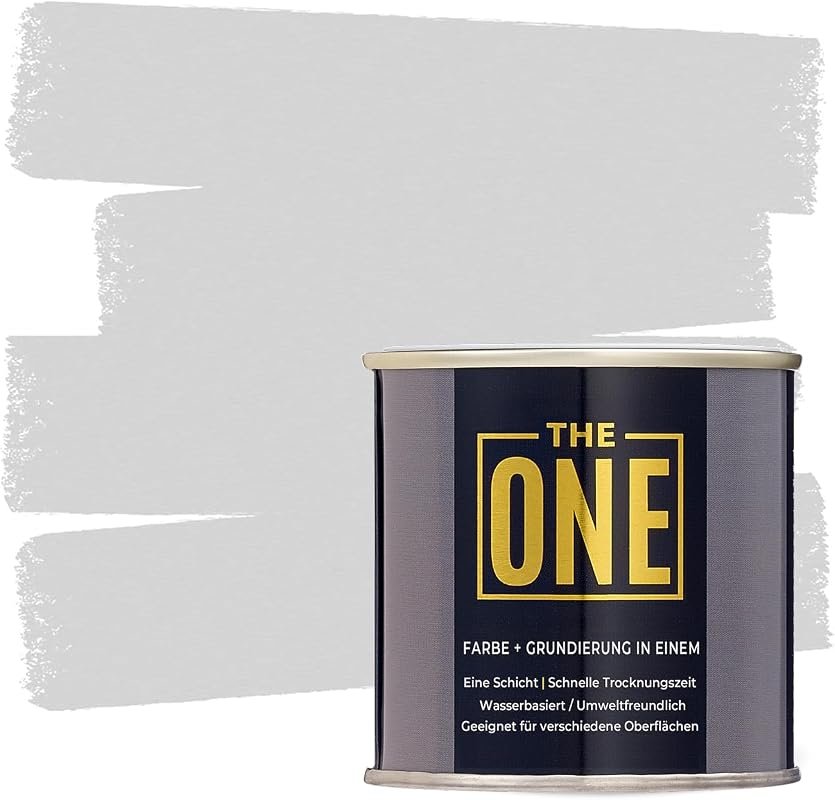 THE ONE All-In-One Paint Primer Light Grey Satin, 1-Coat Formula, Wate