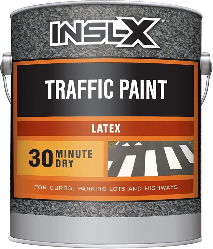 INSL-X Premium Acrylic Latex Traffic Paint – Black, 1‑Gallon, Fast‑Dry