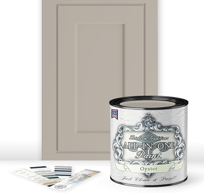 Heirloom Traditions ALL-IN-ONE Paint in Oyster, Quart — Durable Chalky