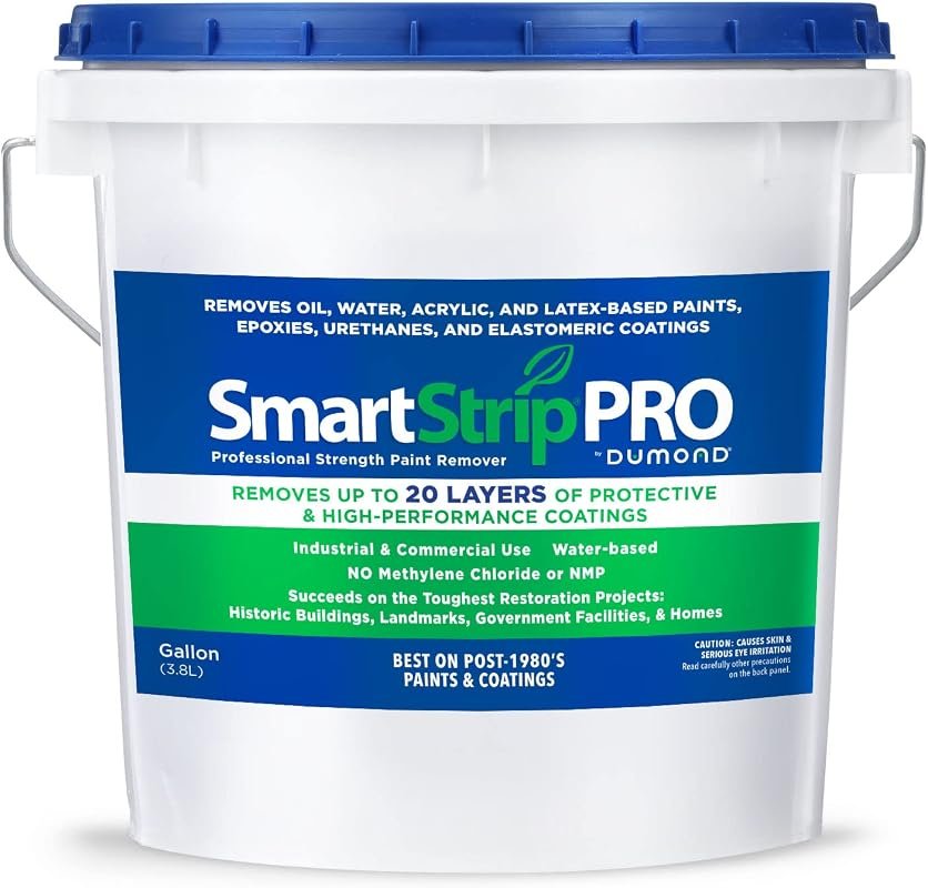 Smart Strip Pro Paint Remover delivers professional strength, strips 20 layers of oil, latex, and acrylics