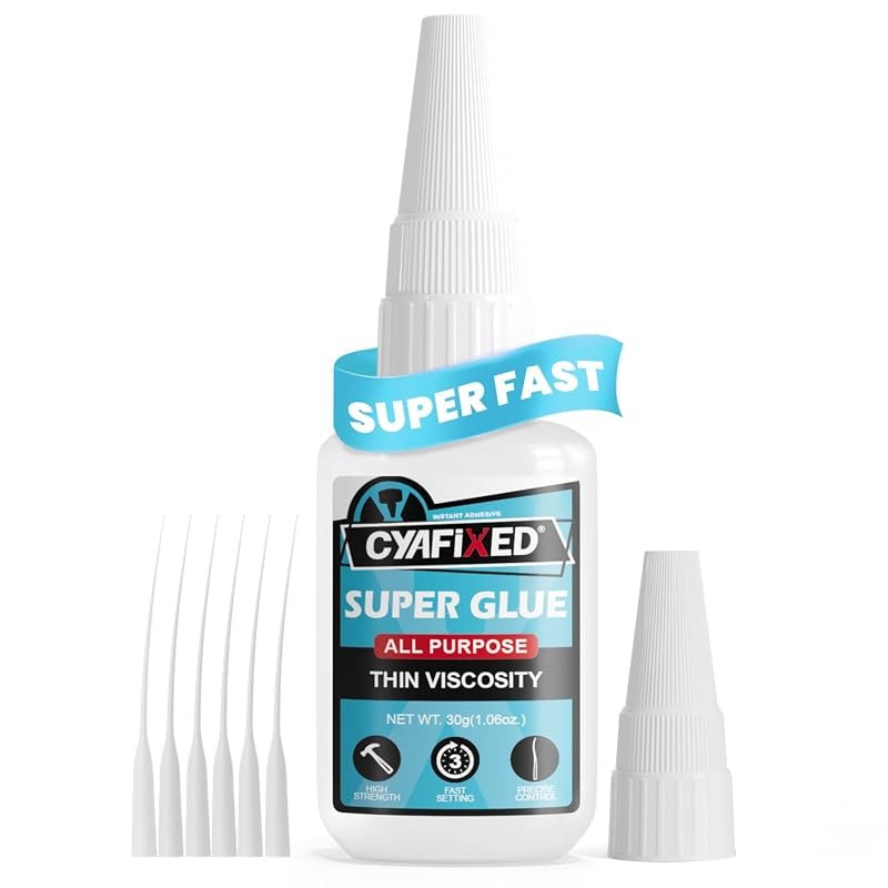 Super Fast Thin CA Glue – 30 g All‑Purpose Instant Cyanoacrylate Adhes