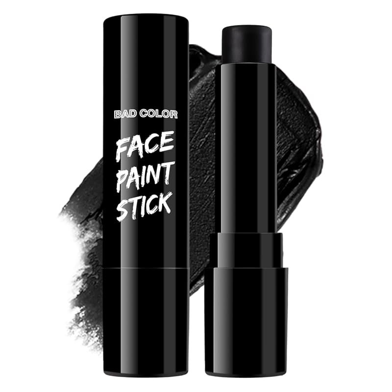 BADCOLOR Black Cream‑Blendable Face & Body Paint Stick – Non‑Toxic for