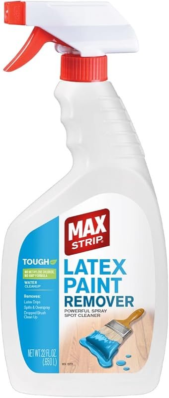 Max Strip Latex Paint Remover Gel Spray cleans multi-surface coatings 