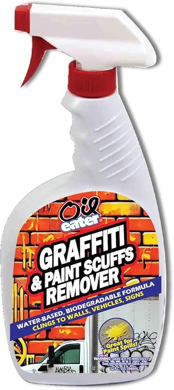 Pro Strength graffiti cleaner targets paint scuffs, overspray, and per