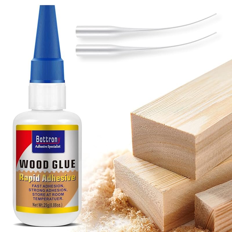 Clear Fast‑Drying Wood Glue – Waterproof, Strong Bond for Hardwood, So