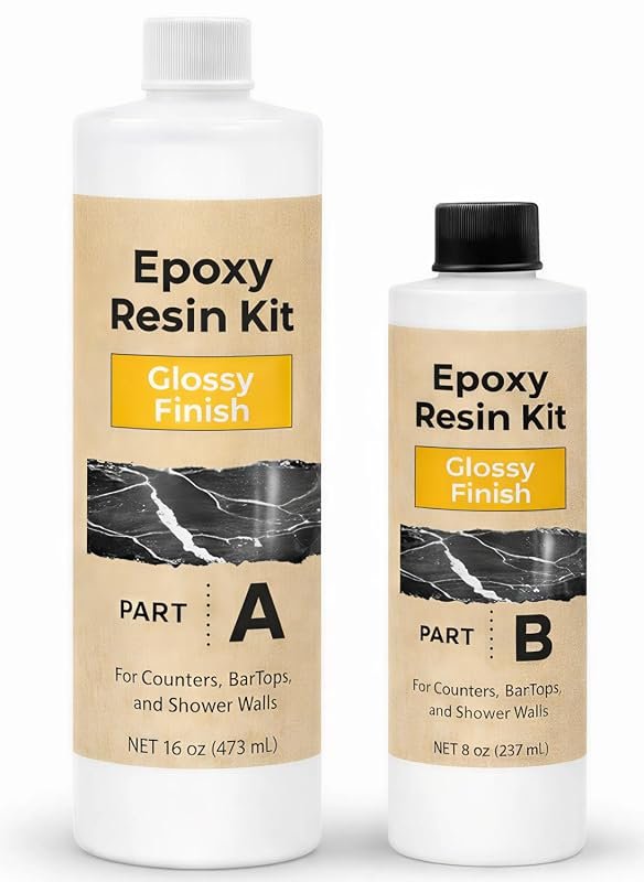 Stone Ultimate Top Coat Epoxy Kit – scratch‑yellowing resistant, gloss