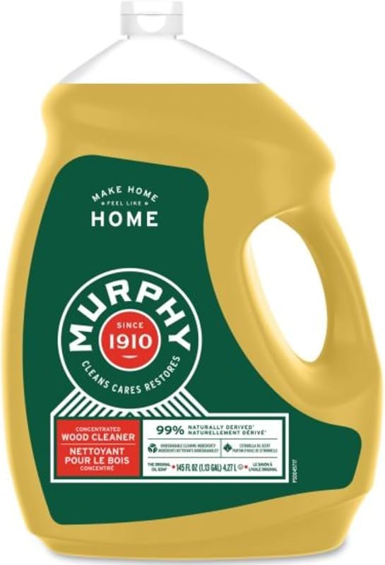 Murphy Oil Soap Wood Floor Cleaner, 145 oz (1.1 gallon), deep‑cleaning