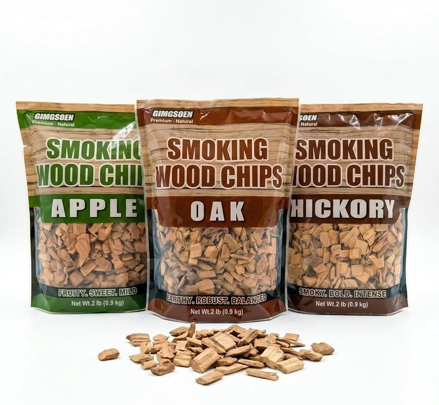B&B Charcoal Post Oak Wood Smoking Chunks – 549 cu in for smokers, cha