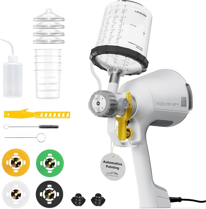 InoKraft Drizzle X Electric Spray Paint Gun delivers precise spot refi