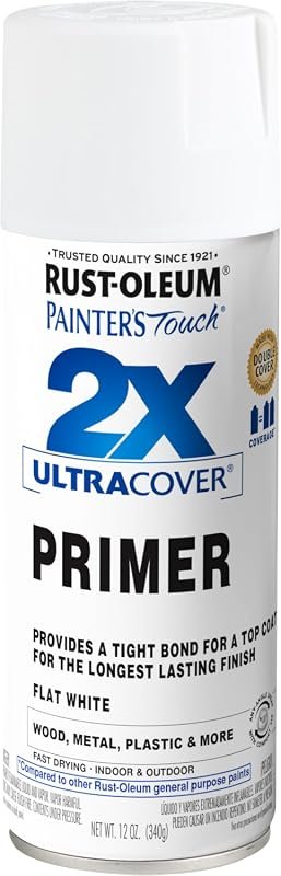 Rust-Oleum Painter's Touch 2X Ultra Cover Spray Primer in Flat White F