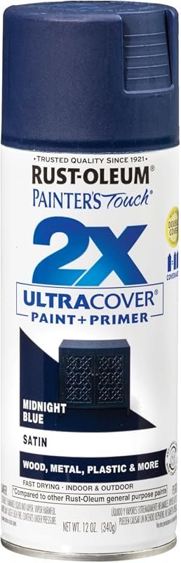 Rust-Oleum Painter's Touch 2X Ultra Cover Spray Paint provides rich Sa