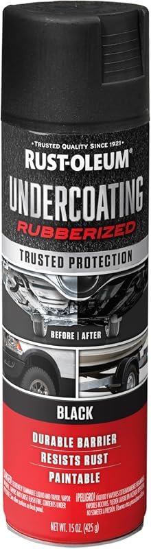 Rust-Oleum Rubberized Black Undercoating Spray Paint with Rust Resista