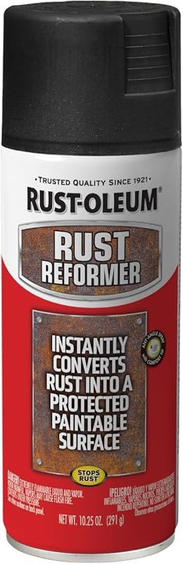 Rust-Oleum Stops Rust Reformer Black Spray Paint for Painted and Bare 
