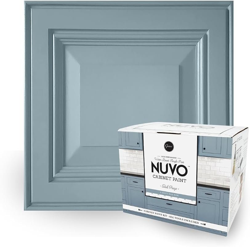 Giani Nuvo All-In-One Cabinet Paint Kit, Tidal Haze Finish, Easy DIY K