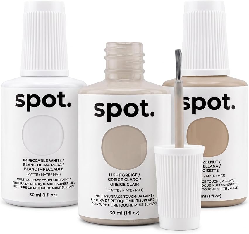 spot. Touch-Up Paint Matte Finish for Cabinets, Walls, Doors and Furni