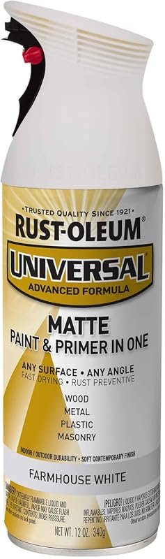 Rust-Oleum Universal All-Surface Spray Paint in Matte Farmhouse White