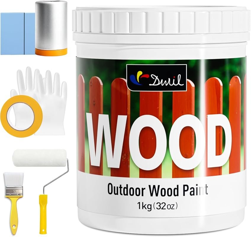 DWIL Wood Paint White Outdoor Fast-Dry