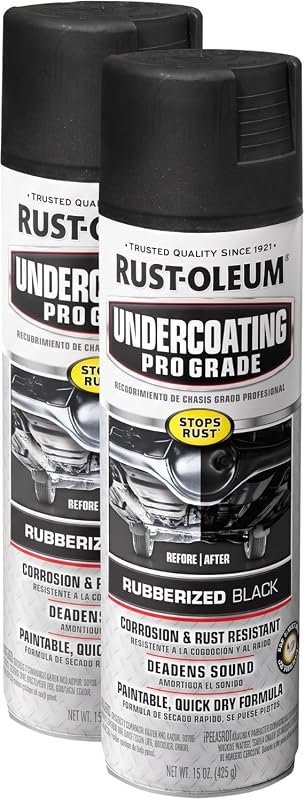 Rust-Oleum 248656 Professional Grade Rubberized Undercoating Spray – 1